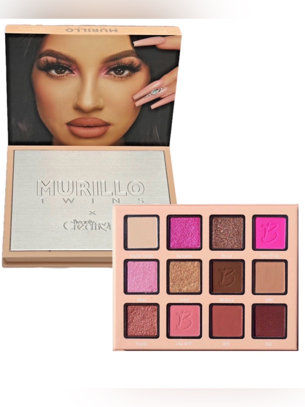 NIB Beauty Creations Brittany's Eyeshadow Palette-Murillo Twins Collection